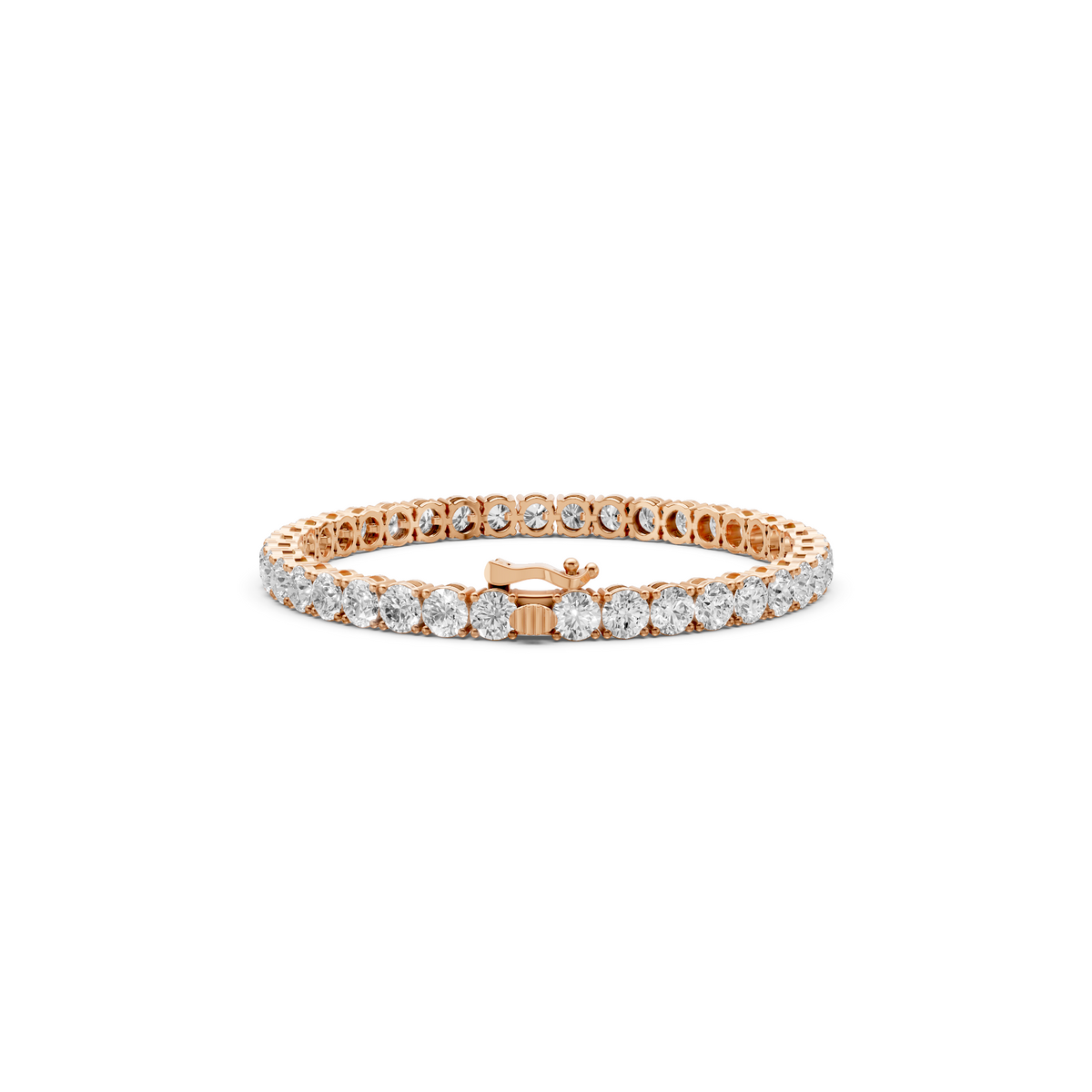 10 CT Classic Tennis Bracelet In 14K Yellow Gold