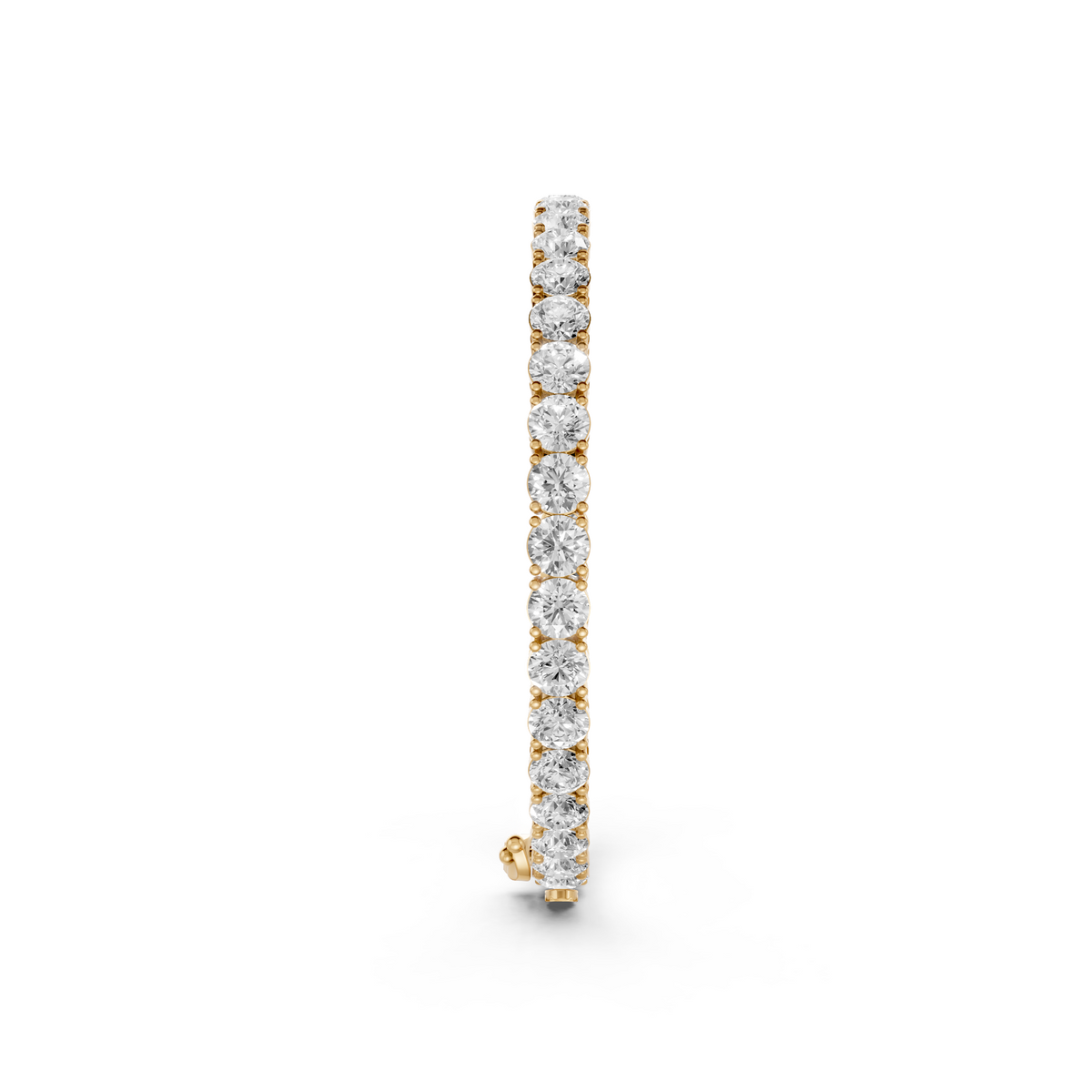 10 CT Classic Tennis Bracelet In 14K Yellow Gold