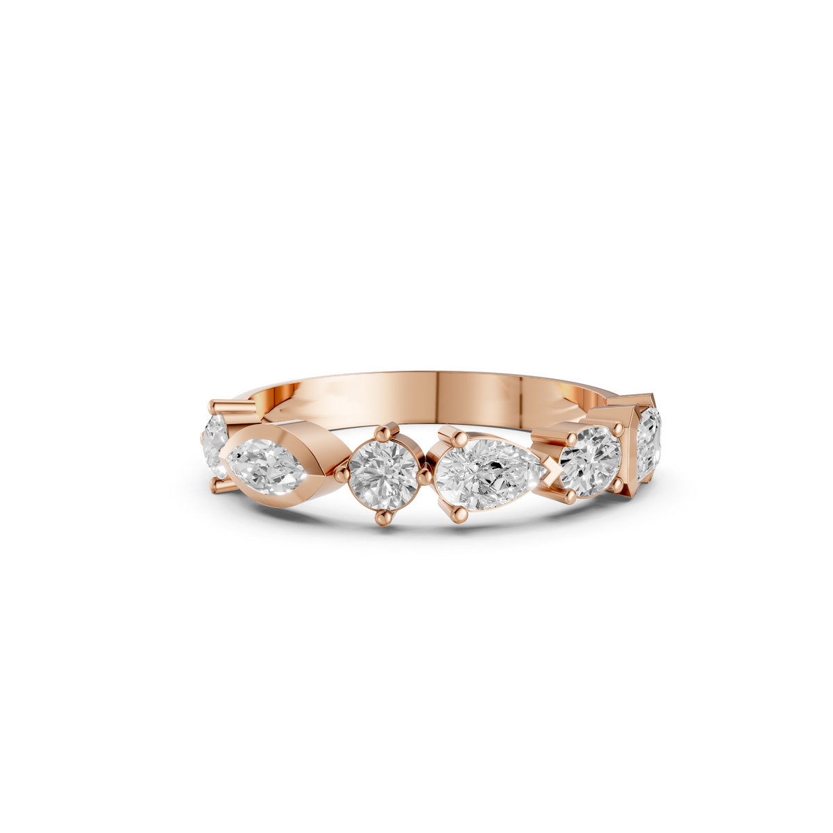 Sloane Multi Shape Diamond Eternity Band
