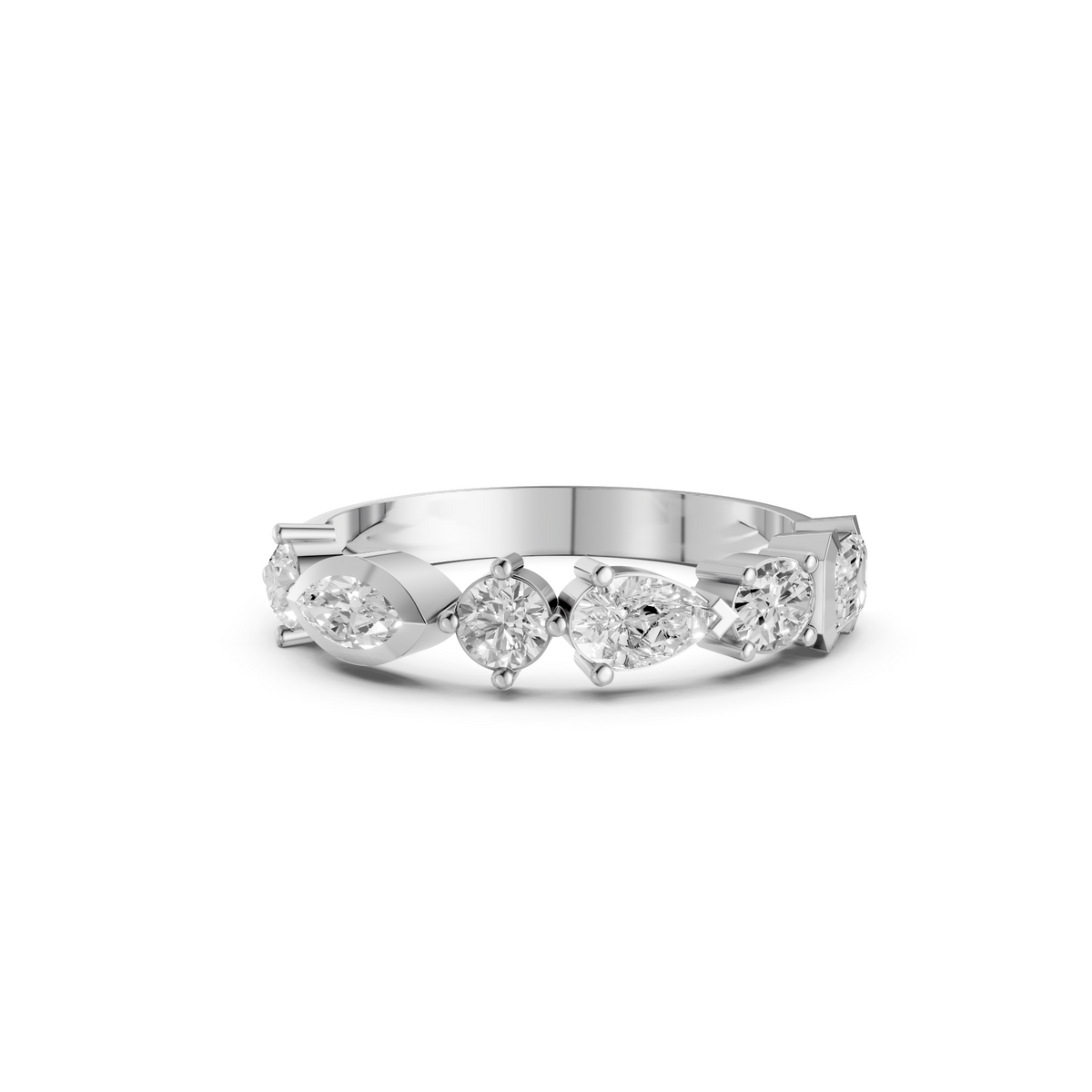 Sloane Multi Shape Diamond Eternity Band
