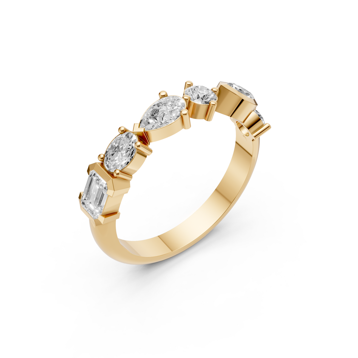 Sloane Multi Shape Diamond Eternity Band