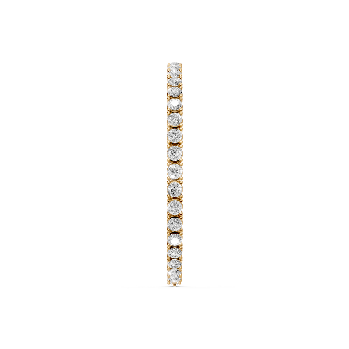 Classic Round Diamond Tennis Bracelet In 14K Gold