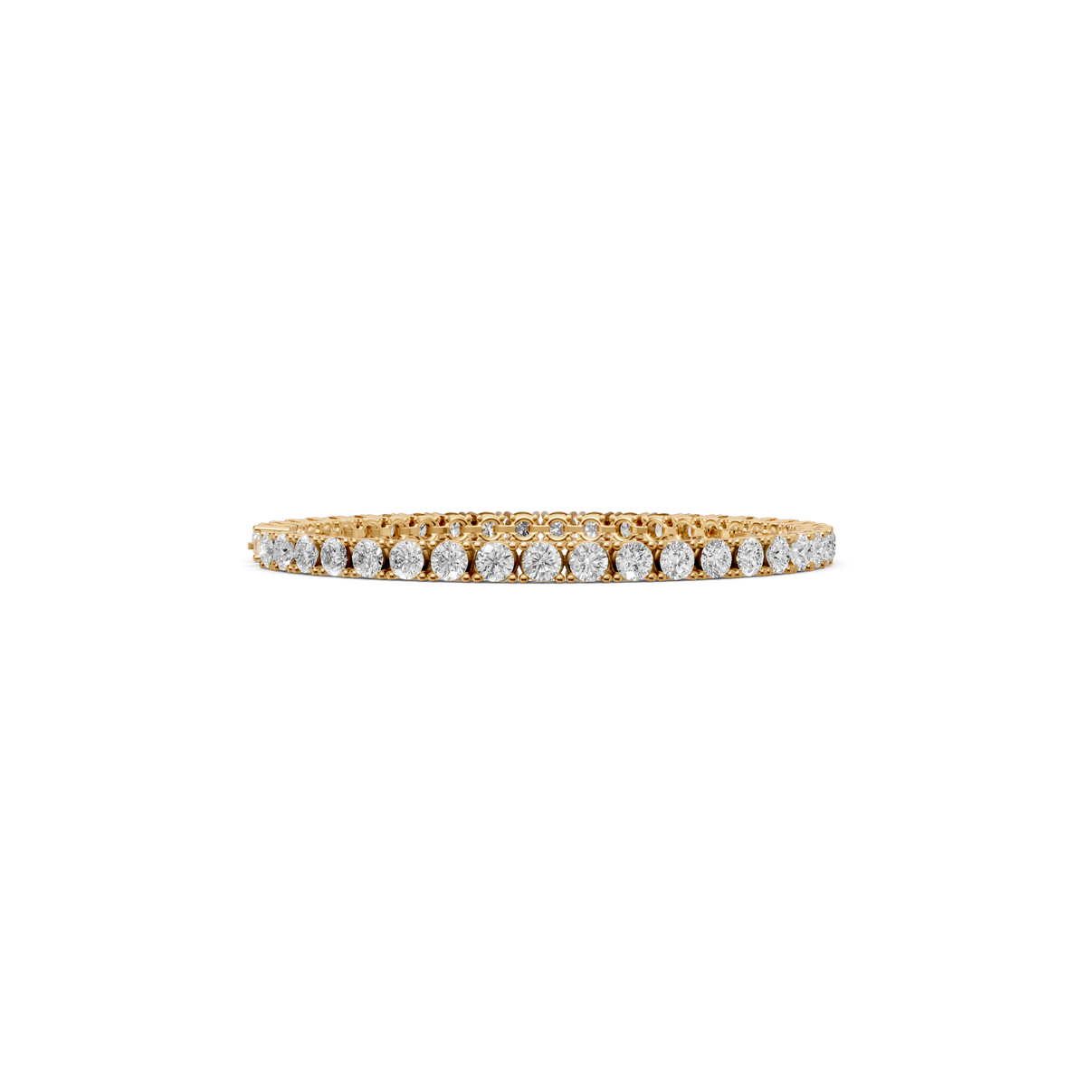 Classic Round Diamond Tennis Bracelet In 14K Gold